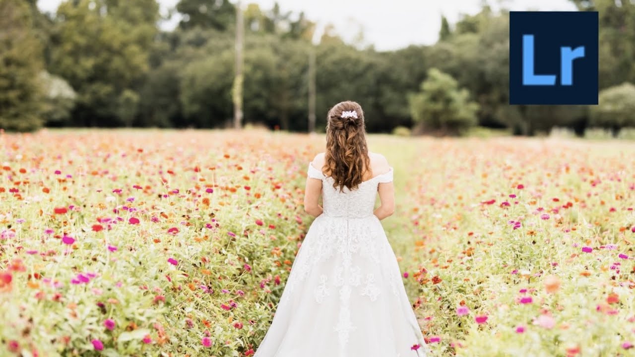 How to edit Light and Airy Lightroom Bridal Portraits : Fast and easy Beginner Lightroom tutorial