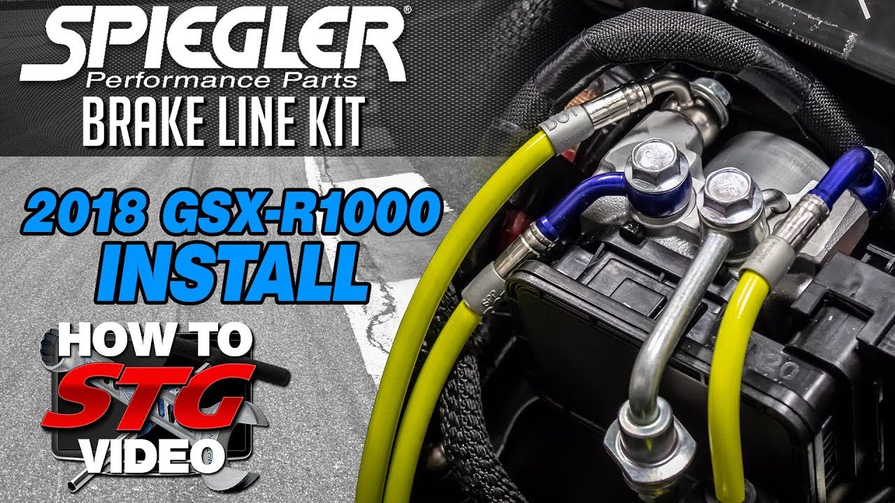 Spiegler 2018 Suzuki GSX-R1000 Brake Line Kit Install | Sportbiketrackgear.com