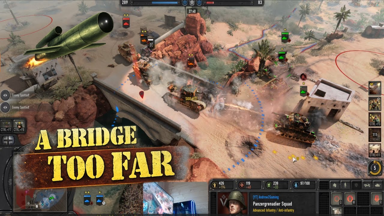 CoH3 - A Bridge To Far! | 4 vs 4 | Oasis Depot