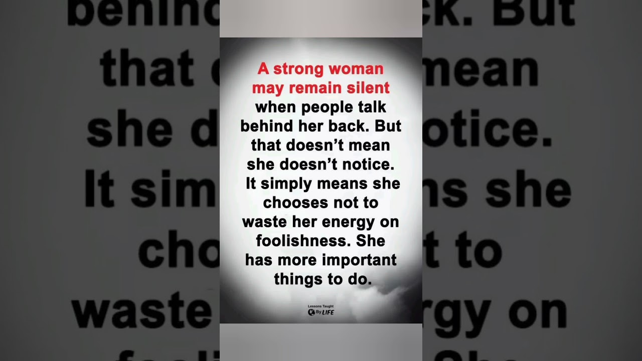 A Strong Women...