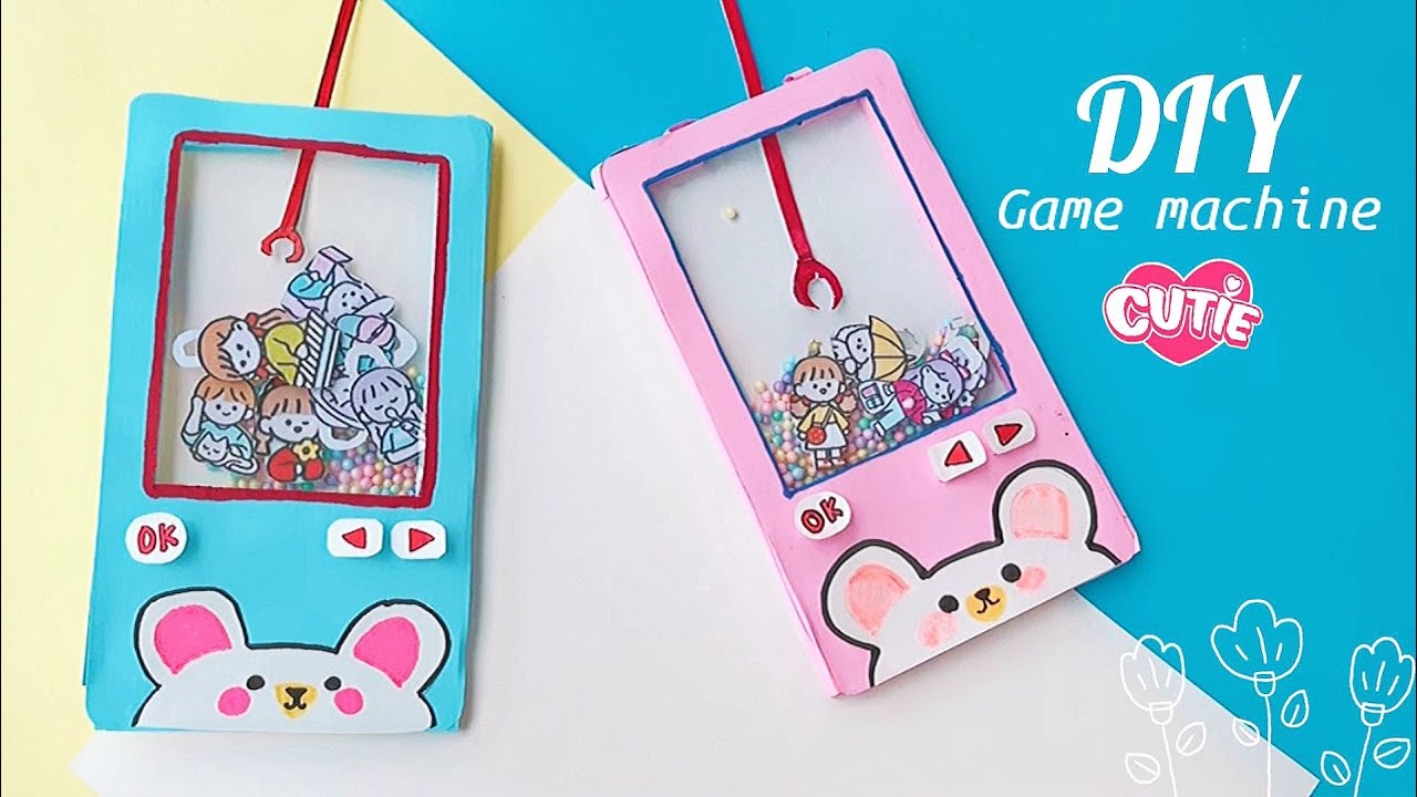 DIY game machine /handmade game machine / how to make game machine / Diy 게임기 / 自製抓娃娃遊戲機❤️