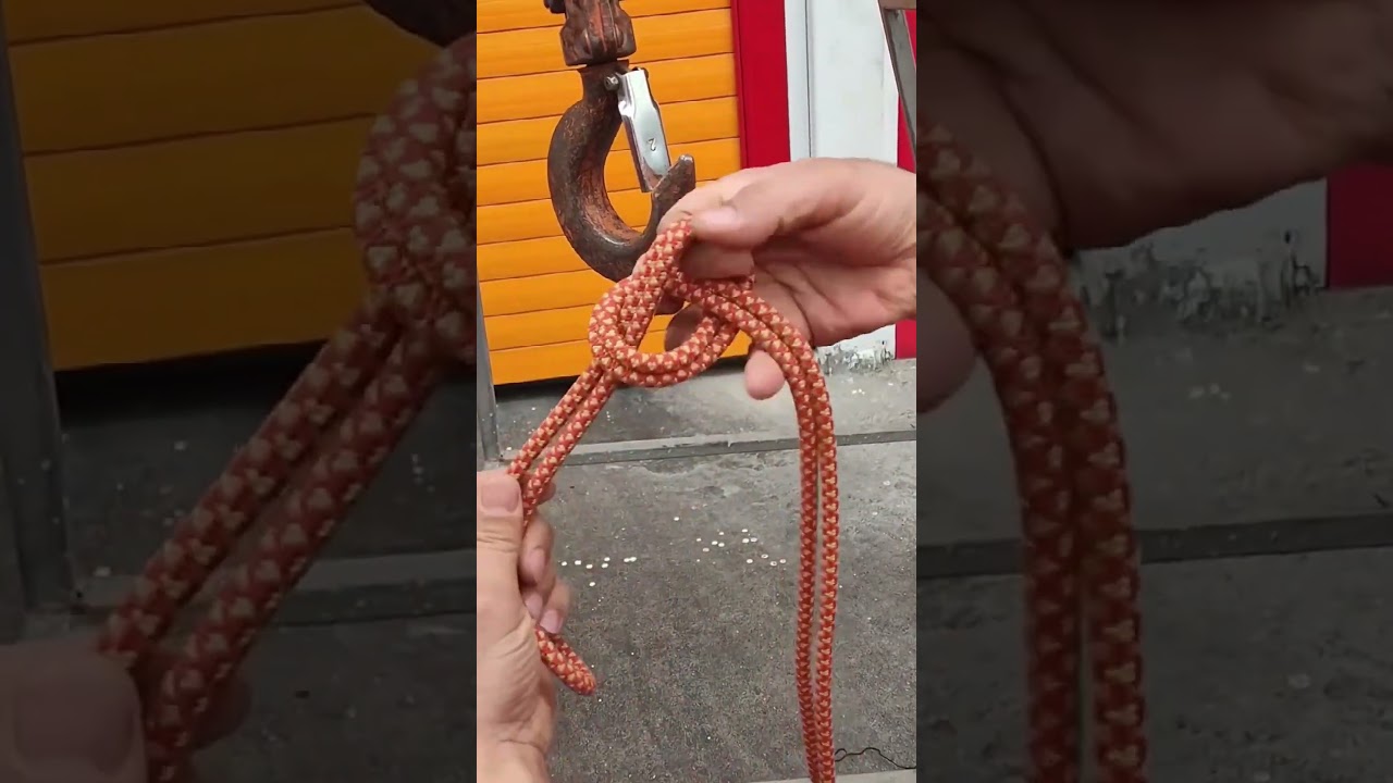 Nylon rope binding hook process