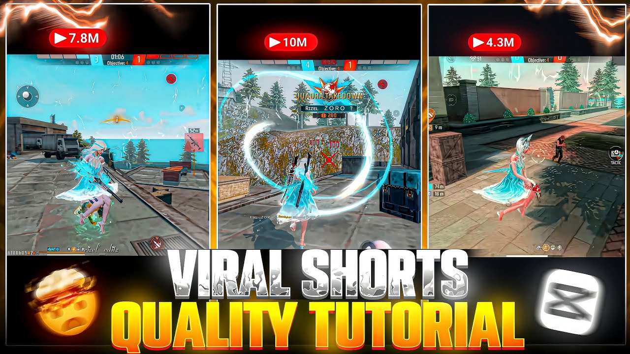 Free Fire Viral Shorts Ultra HD Quality Tutorial 🤯 | FF Quality Tutorial 