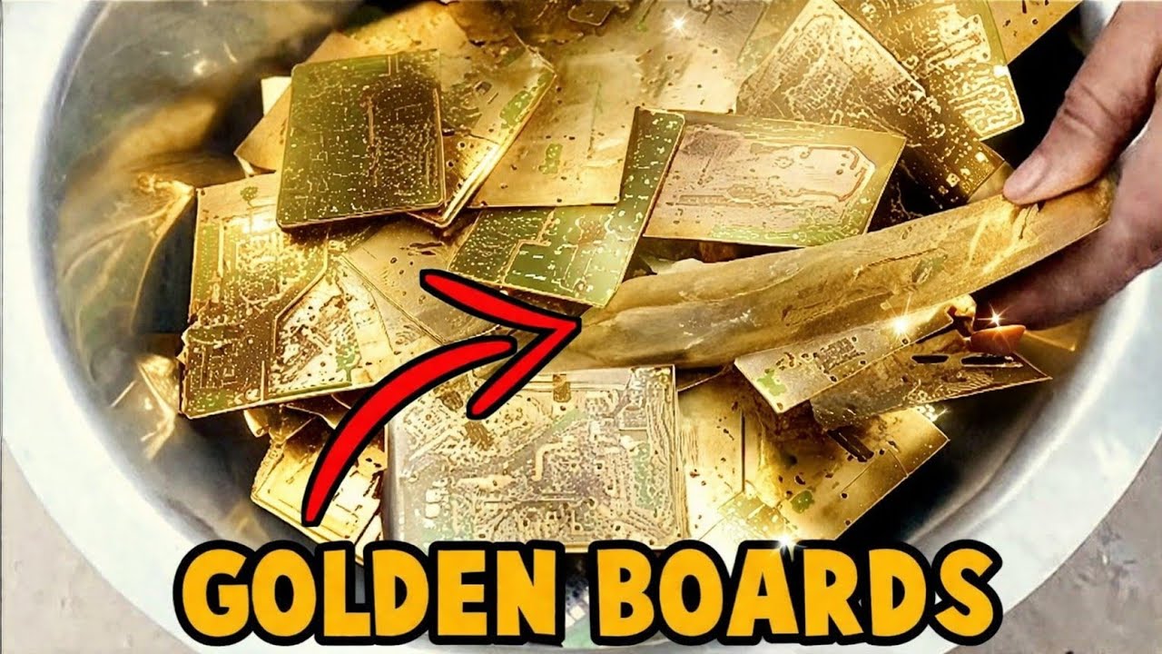 Telecom Boards Gold Recovery | Gold Recovery From Gold plated PCBS| Circuit Board Gold Recovery.