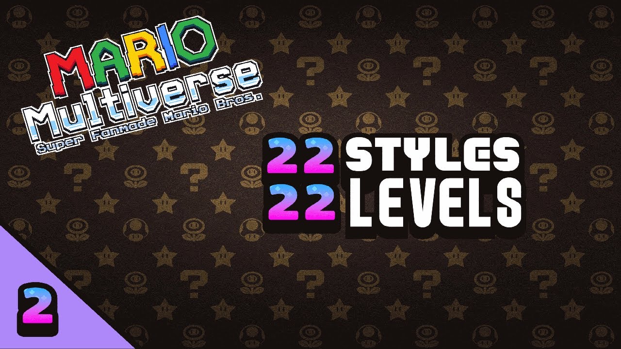 Mario Multiverse: 1 Level For All 22 Game Styles #2