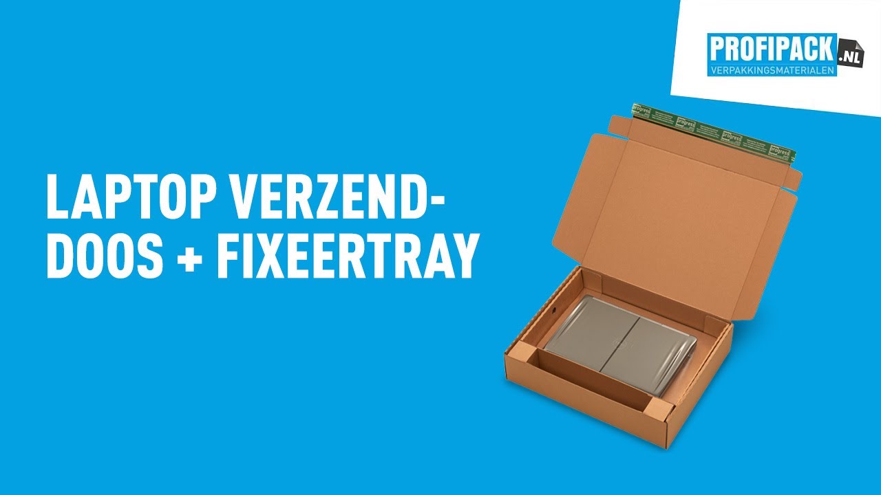 Profipack Productdemo: Laptop verzenddoos + fixeertray