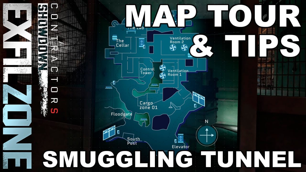 RadFox University: Walking in Smuggling Tunnel. Map Tour and Tips. | Contractors Showdown Exfil Zone