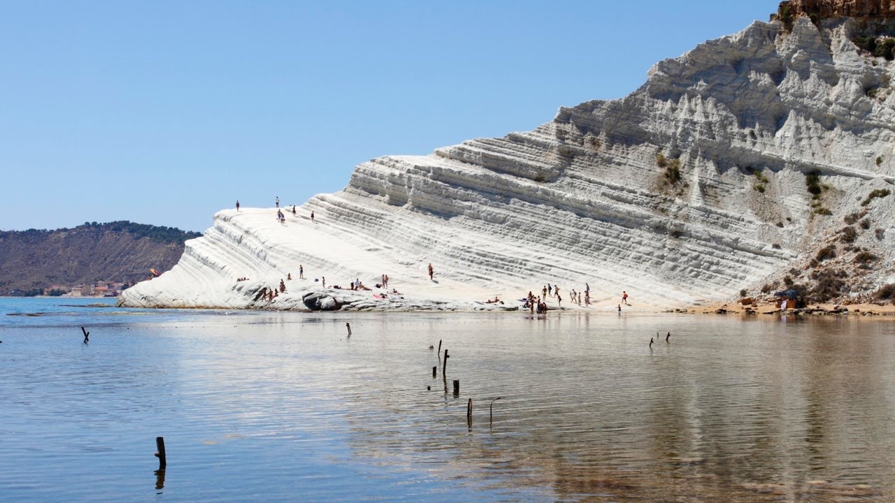 Бесплатная онлайн-экскурсия по Сицилийской турецкой лестнице.