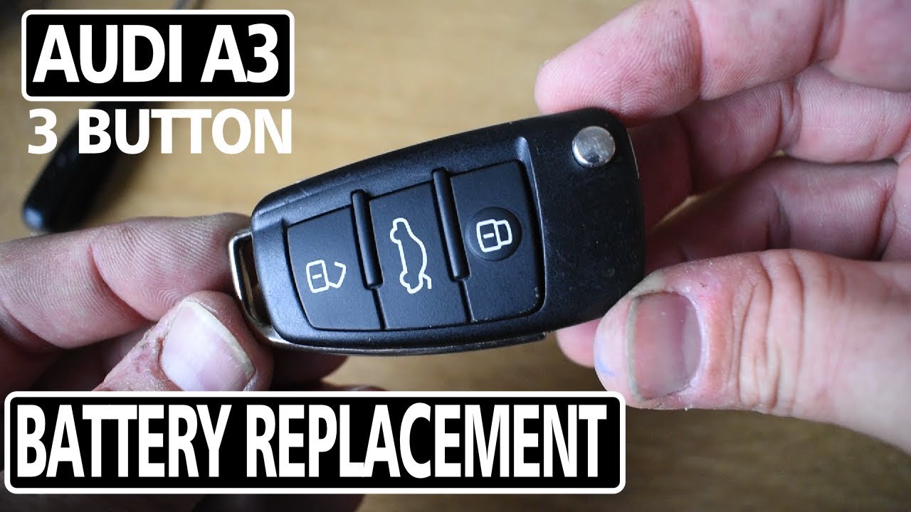 ЗАМЕНА БАТАРЕЙКИ В БРЕЛОКЕ Audi A3