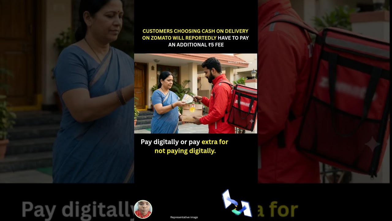 CUSTOMERS CHOOSING CASH ON DELIVERY ON ZOMATO WILL REPORTEDLY HAVE TO PAY AN ADDITIONAL 5 FEE