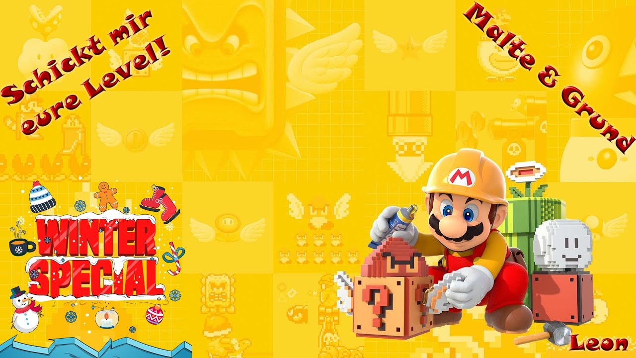 Super Mario Maker 2! Zuschauer Level! Die Buu Huus brechen mich! Weihnachtsspecial! (Leon)