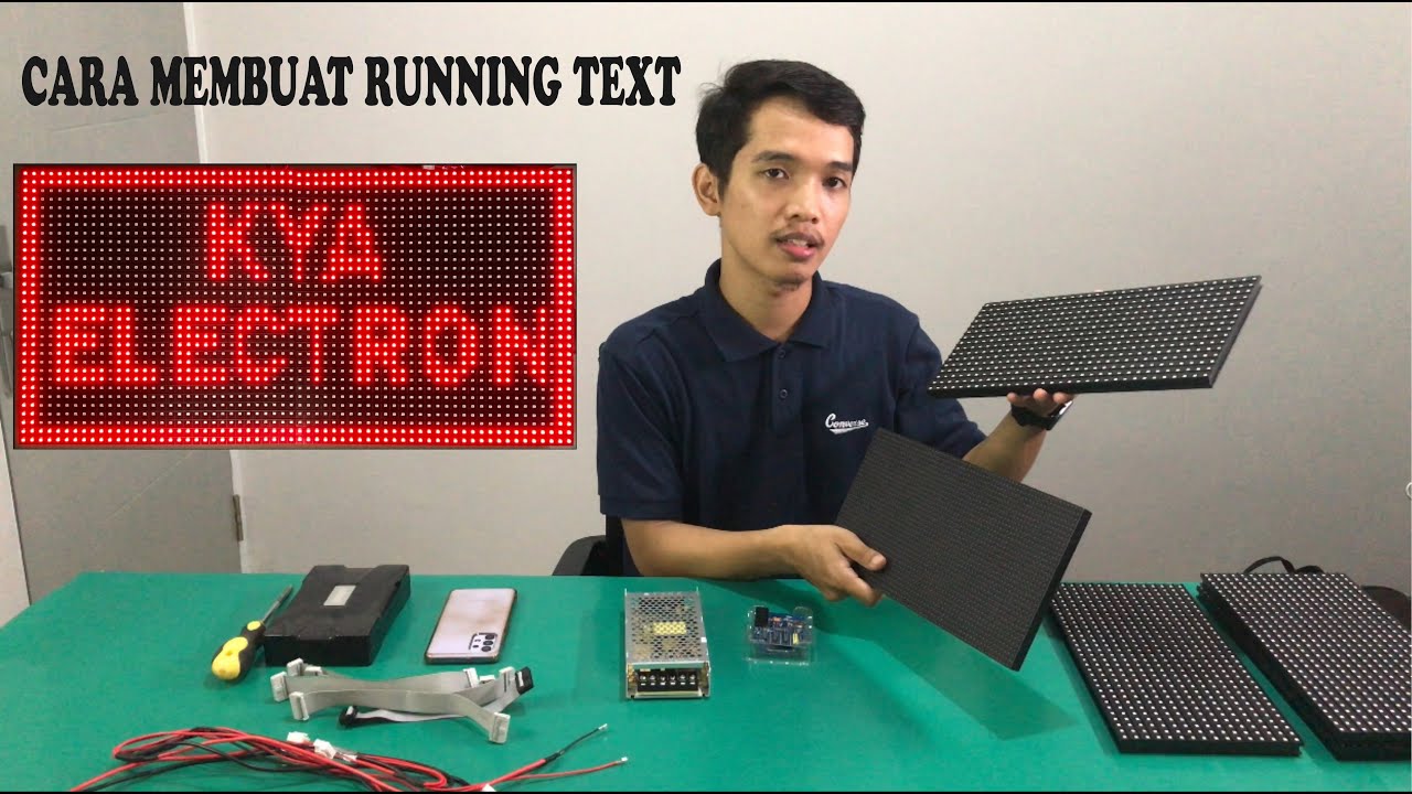 Cara Membuat Running Text | P10 Huidu W03 | Cara Membuat Tulisan Berjalan