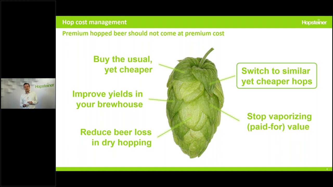 HOPPY TOPICS &ndash; How to reduce your hop related cost in use significantly