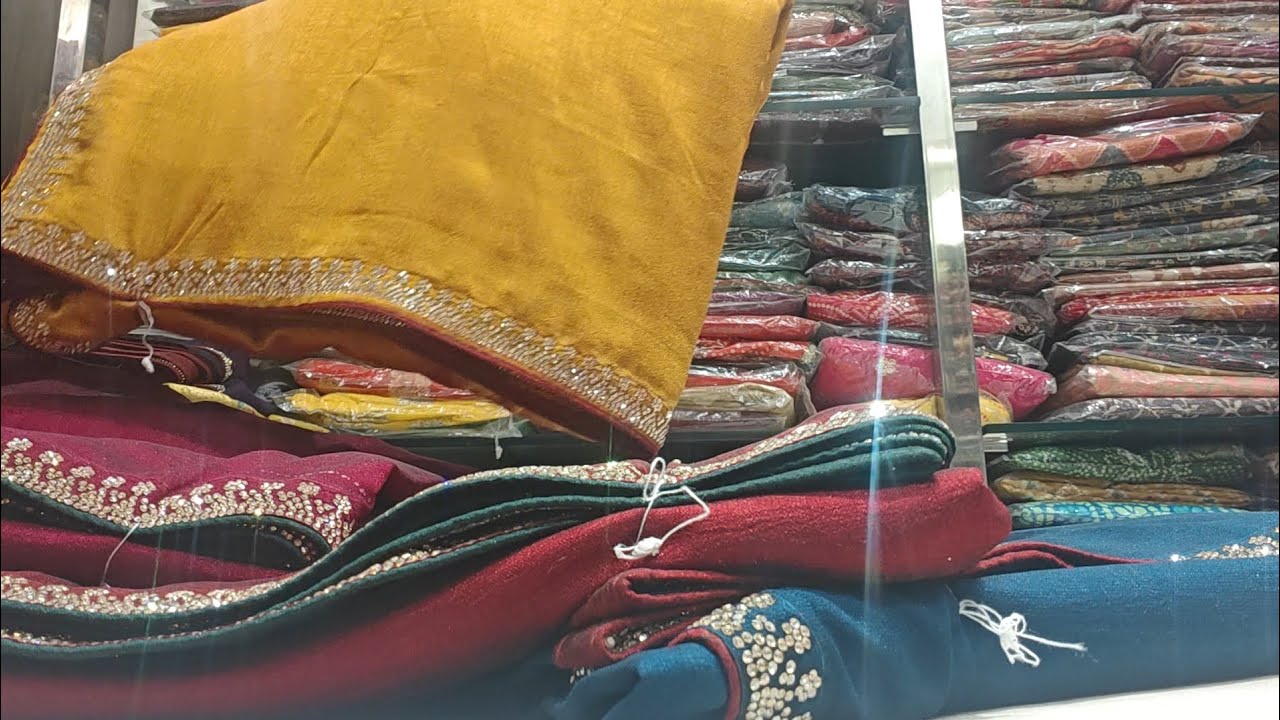 Pure Chiffon Sarees | Plain Sarees | Designer Sarees| Catalogue Sarees 