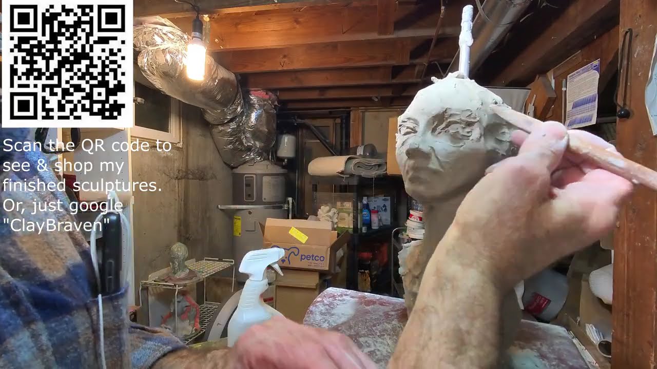 Sculpting in Clay & Concrete at ClayBraven Studio