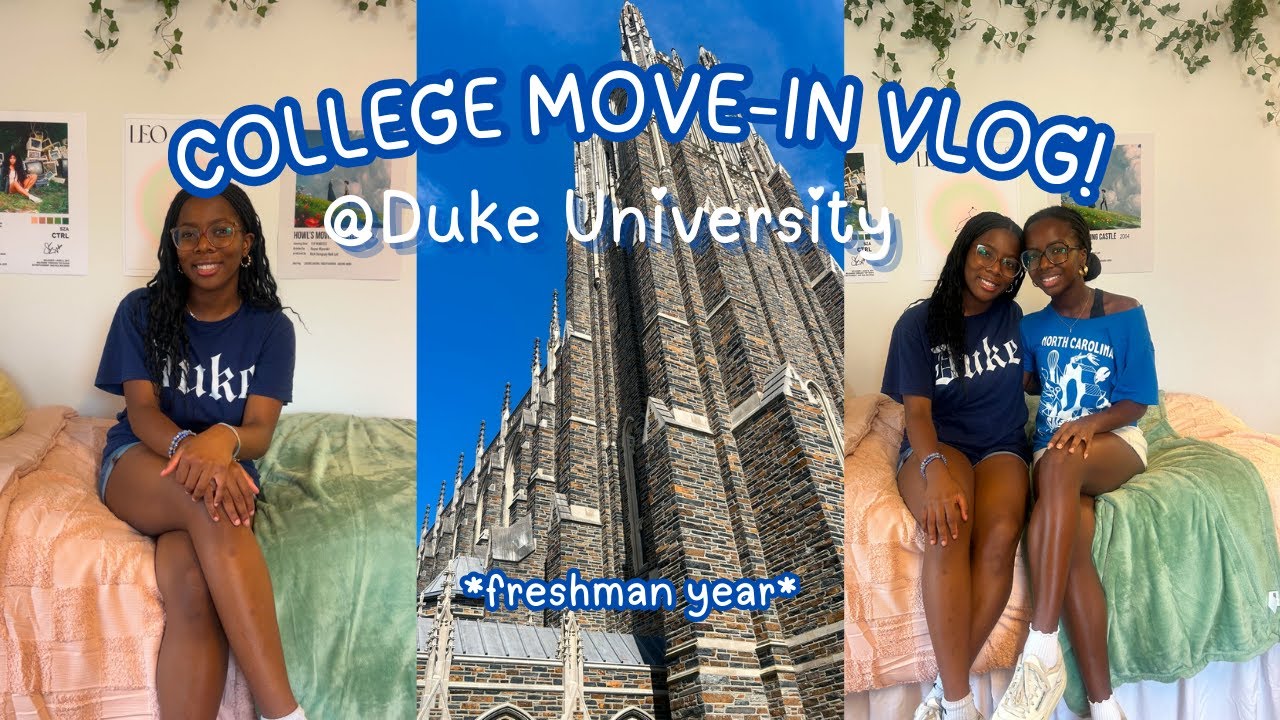 COLLEGE MOVE-IN VLOG *freshman year* | Duke University