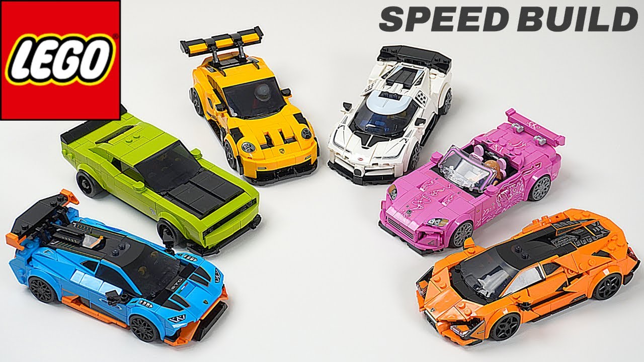 All 2025 Lego Speed Champions Compilation Speed Build