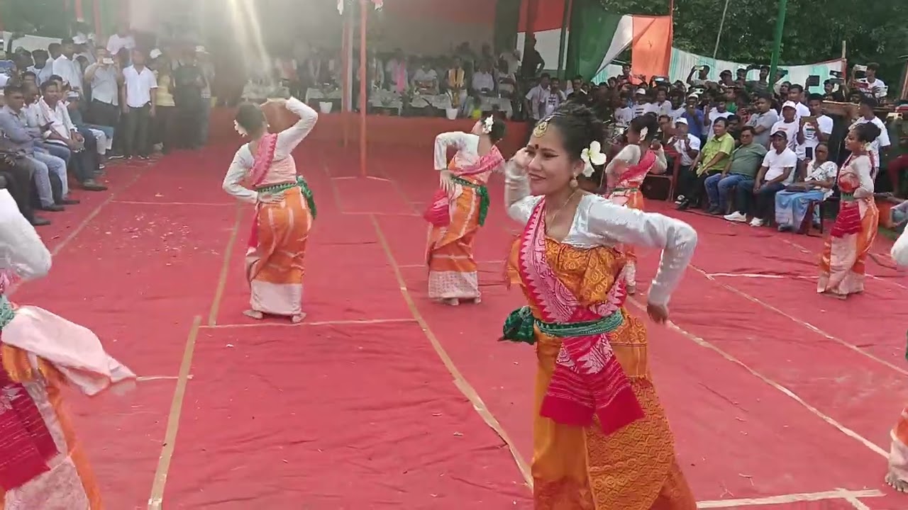 Hriday Brahma Dance group beautiful performance at Parbatjhora BPF meeting.
