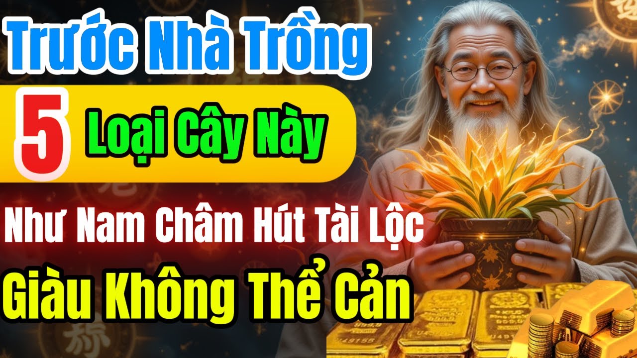 Trước nhà trồng 2 trên 5 cây này, giàu cả đời – 5 cây phong thủy khiến vận mệnh rực sáng