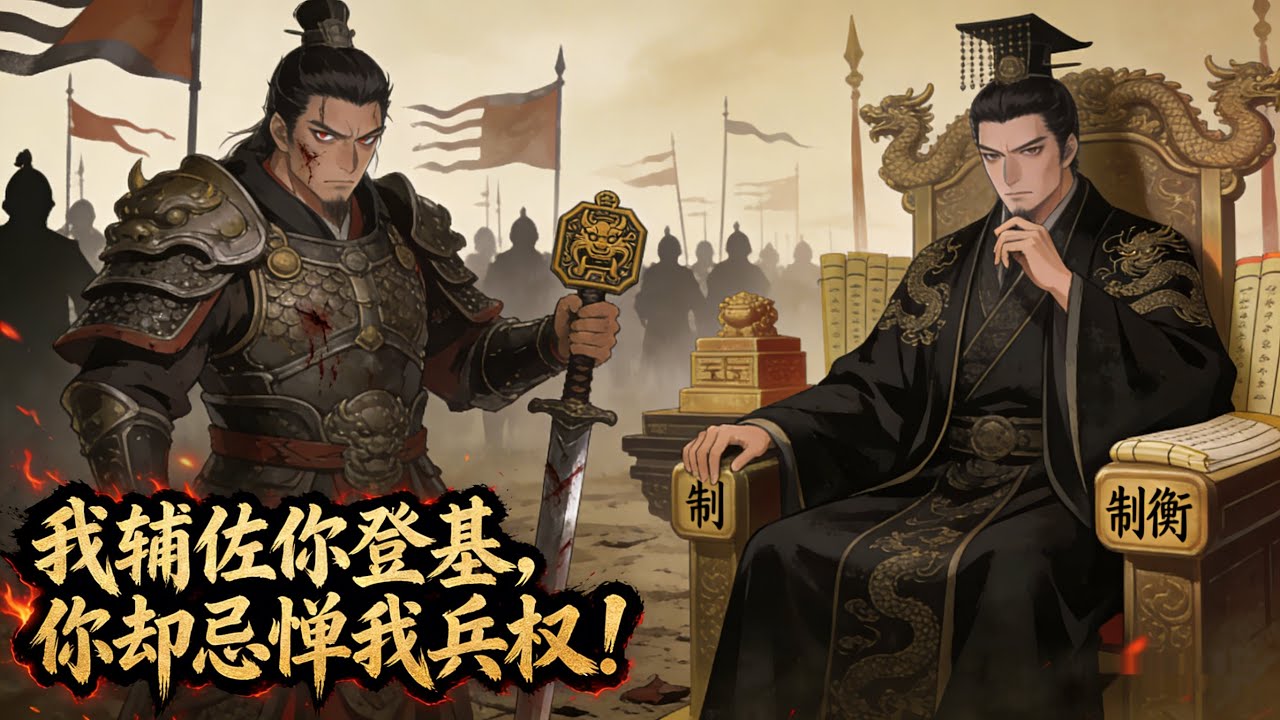 我辅佐你登基，你却忌惮我兵权！
