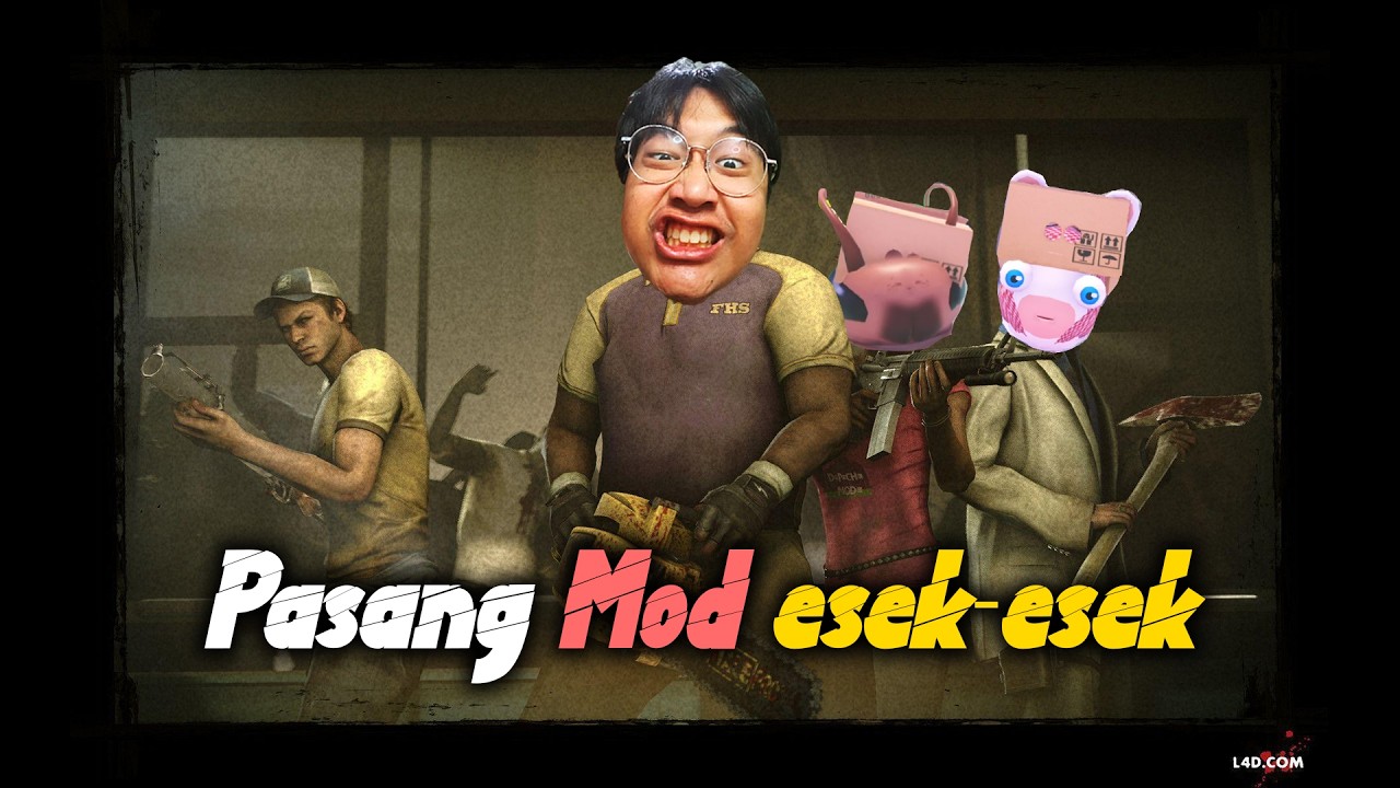 Left 4 Dead 2 pake mod esek esek #left4dead2 #dagelangaming #stupidity