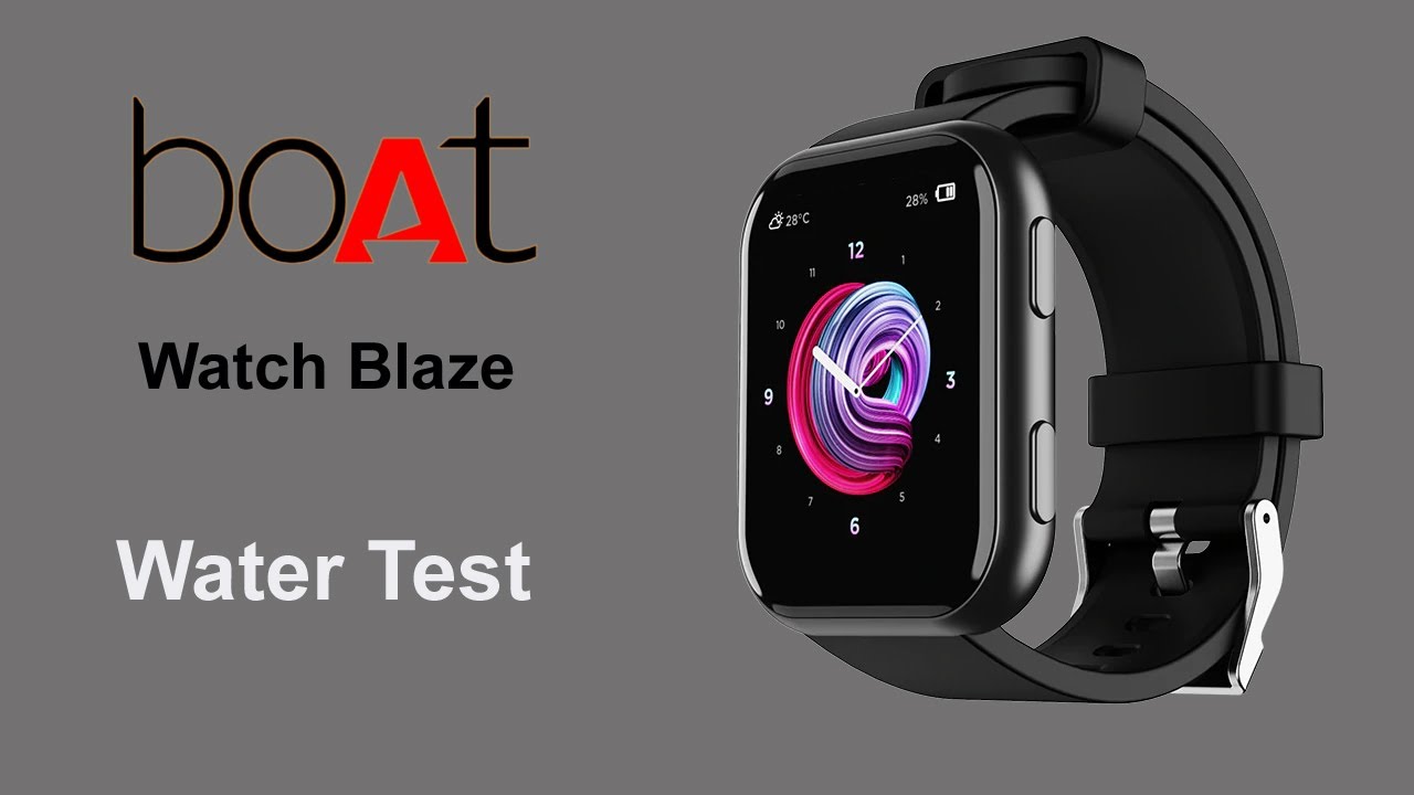 Boat Watch Blaze Water Test