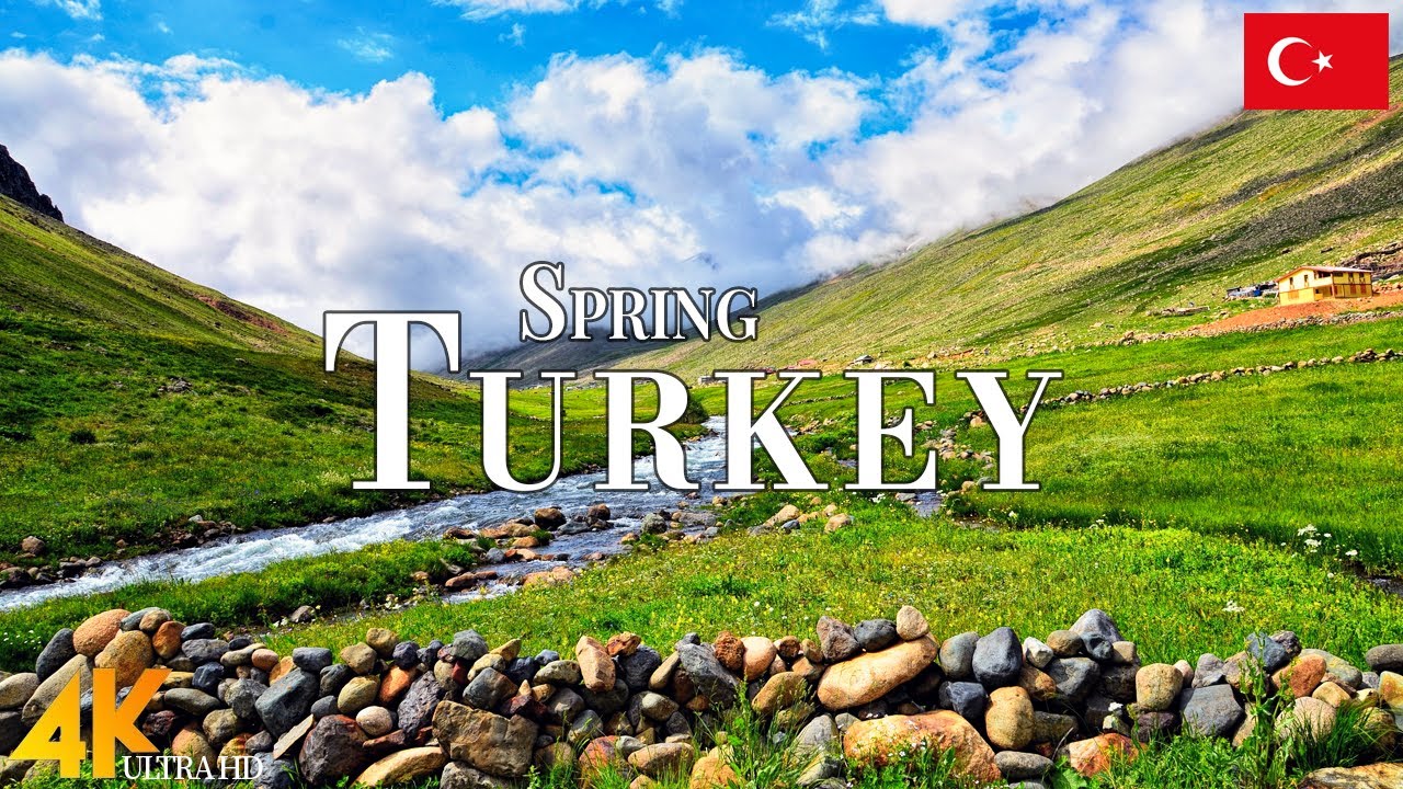 Spring Turkey 4K Ultra HD • Stunning Footage Turkey, Scenic Relaxation Film with Calming Music.
