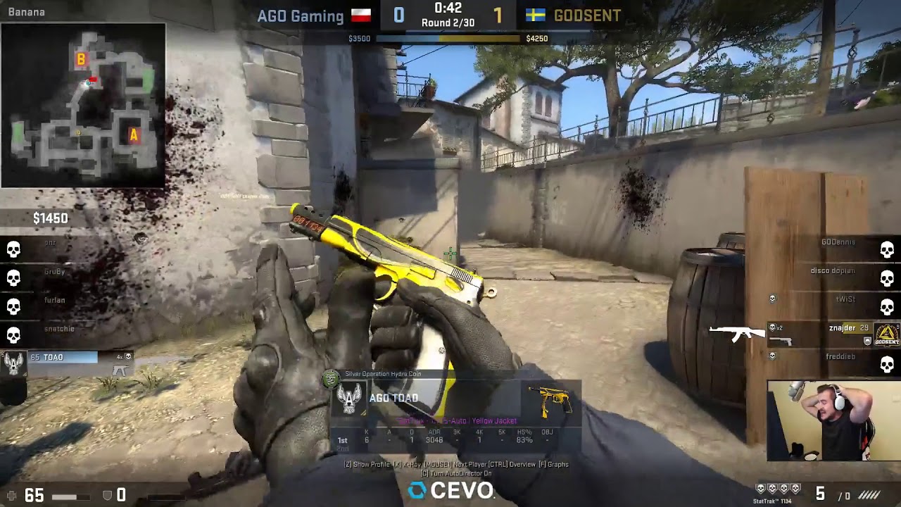 TOAO ACE vs GODSENT [ Europe Minor Qualifier ELEAGUE 2018 ]