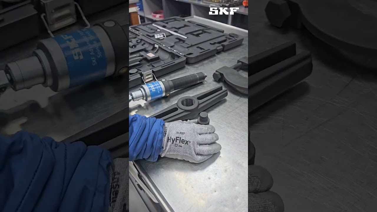 🛠️ C&oacute;mo Usar el TMBS 150E de SKF | Extractor de Rodamientos Internos 🛠️