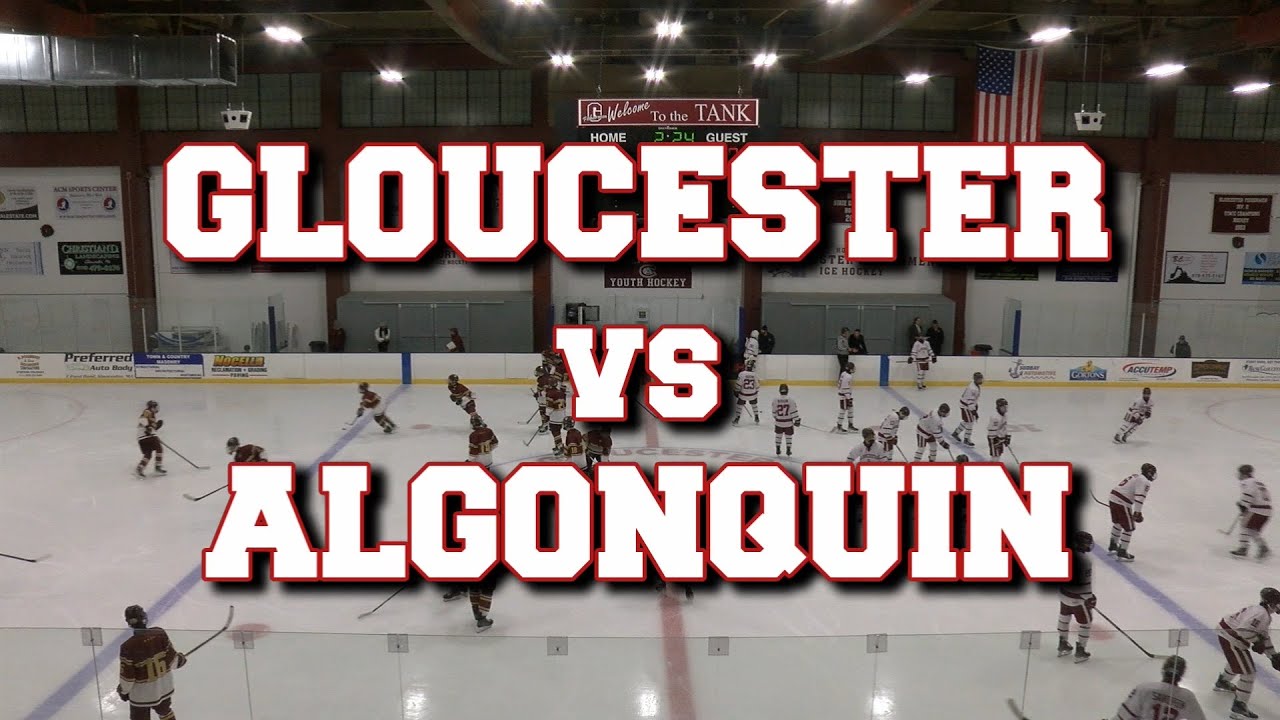 GLOUCESTER FISHERMEN VS ALGONQUIN TITANS BOYS VARSITY HOCKEY (REPLAY) 1-10-26