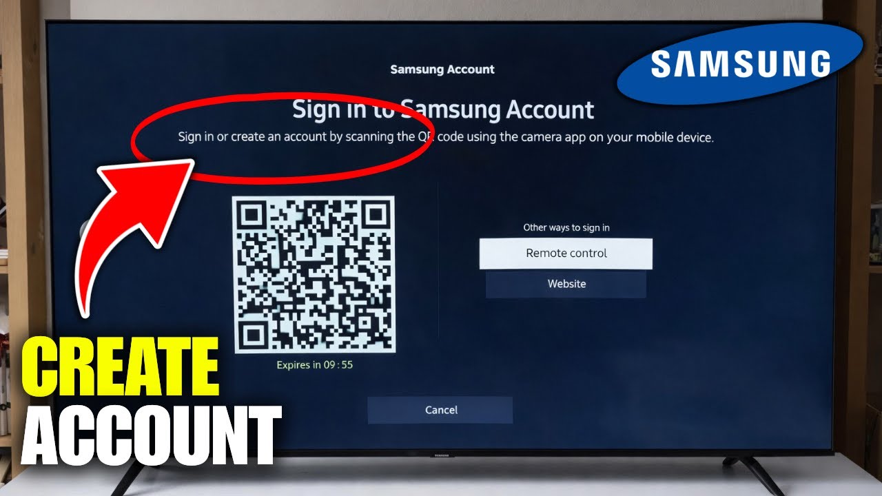 How To Create Samsung Account On Samsung TV