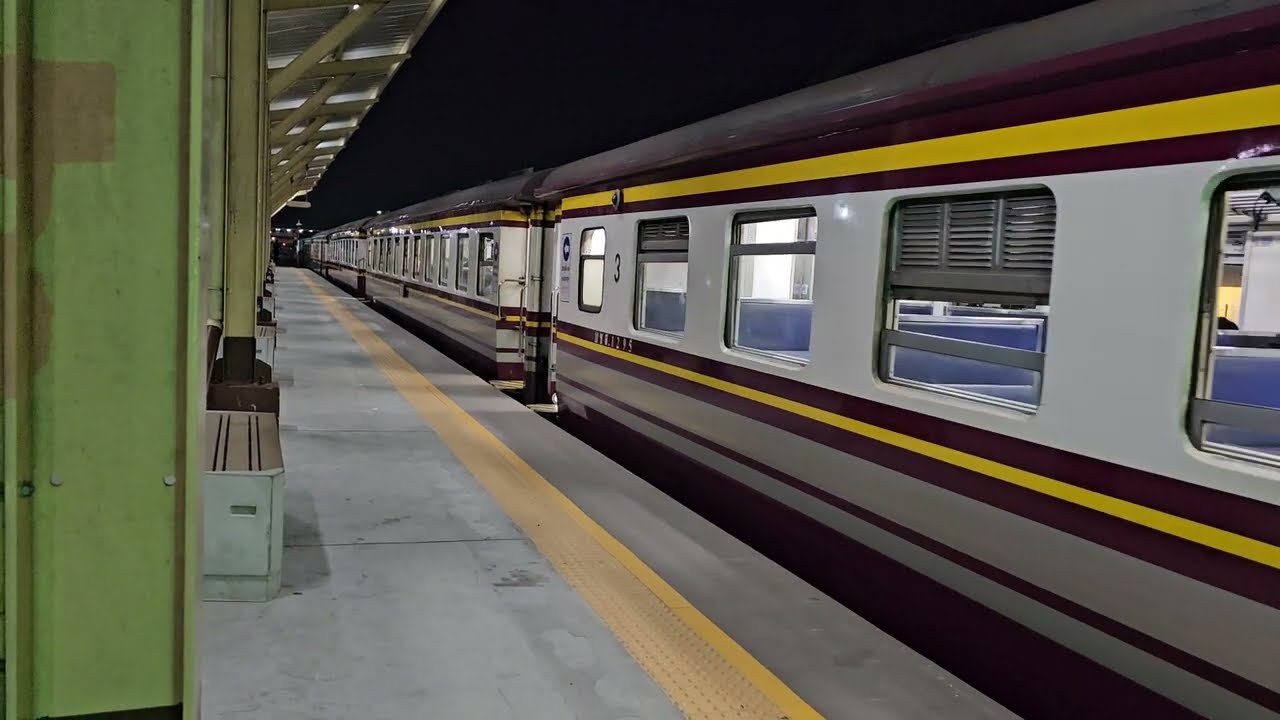 รถเร็ว 167 จอดบ้านโป่ง Rapid train 167 Krungthep Aphiwat - Kantang