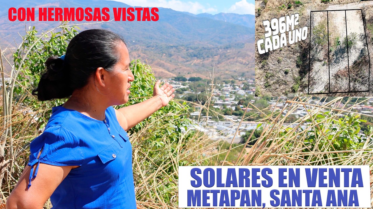 Solares en venta- Lot. Lomas Linda, Metapán, Santa Ana.