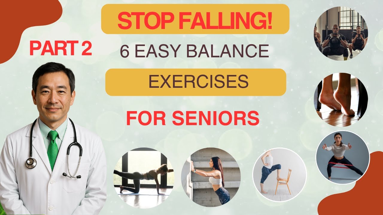 Stop falling! 6 easy balance exercises for seniors