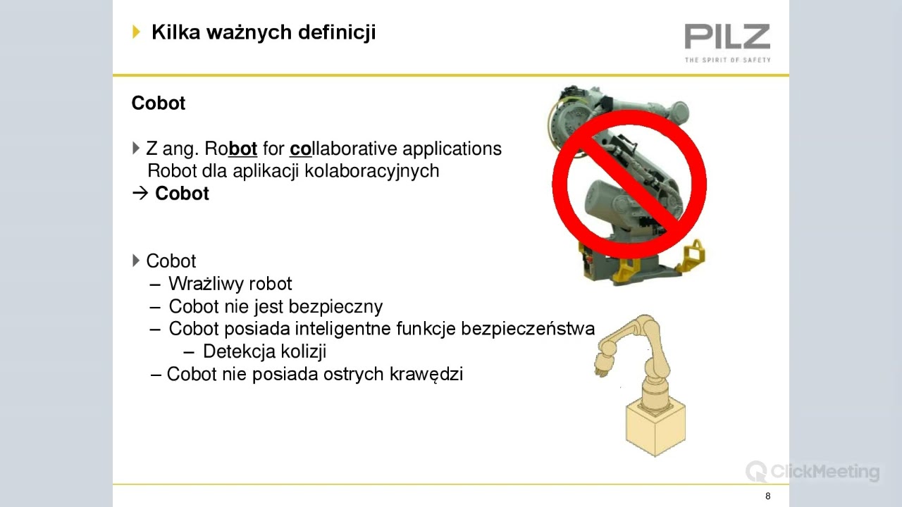 Webinarium 2021-05-19 - Oswoić robota - odbiór stanowisk zrobotyzowanych pod kątem wymagań BHP