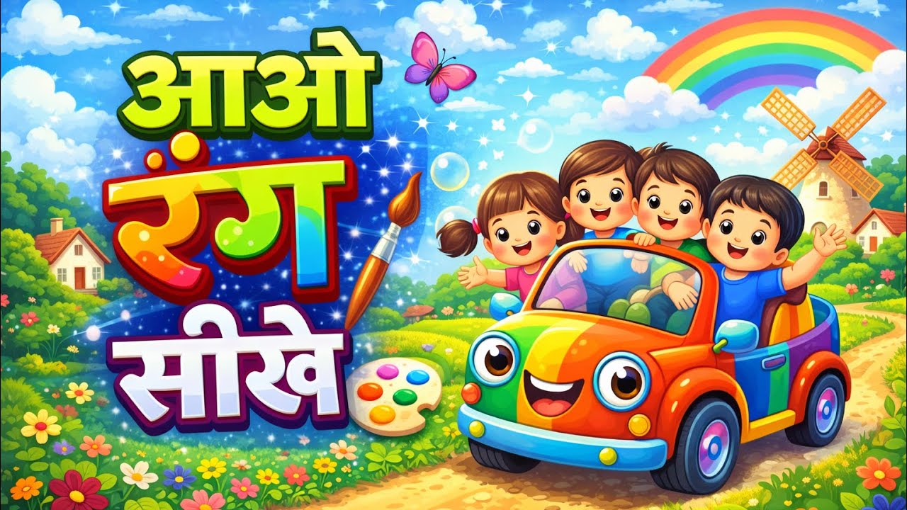 लाल हरा पीला Colours Song | Learn Colours in Hindi | Rang Seekho for Kids
