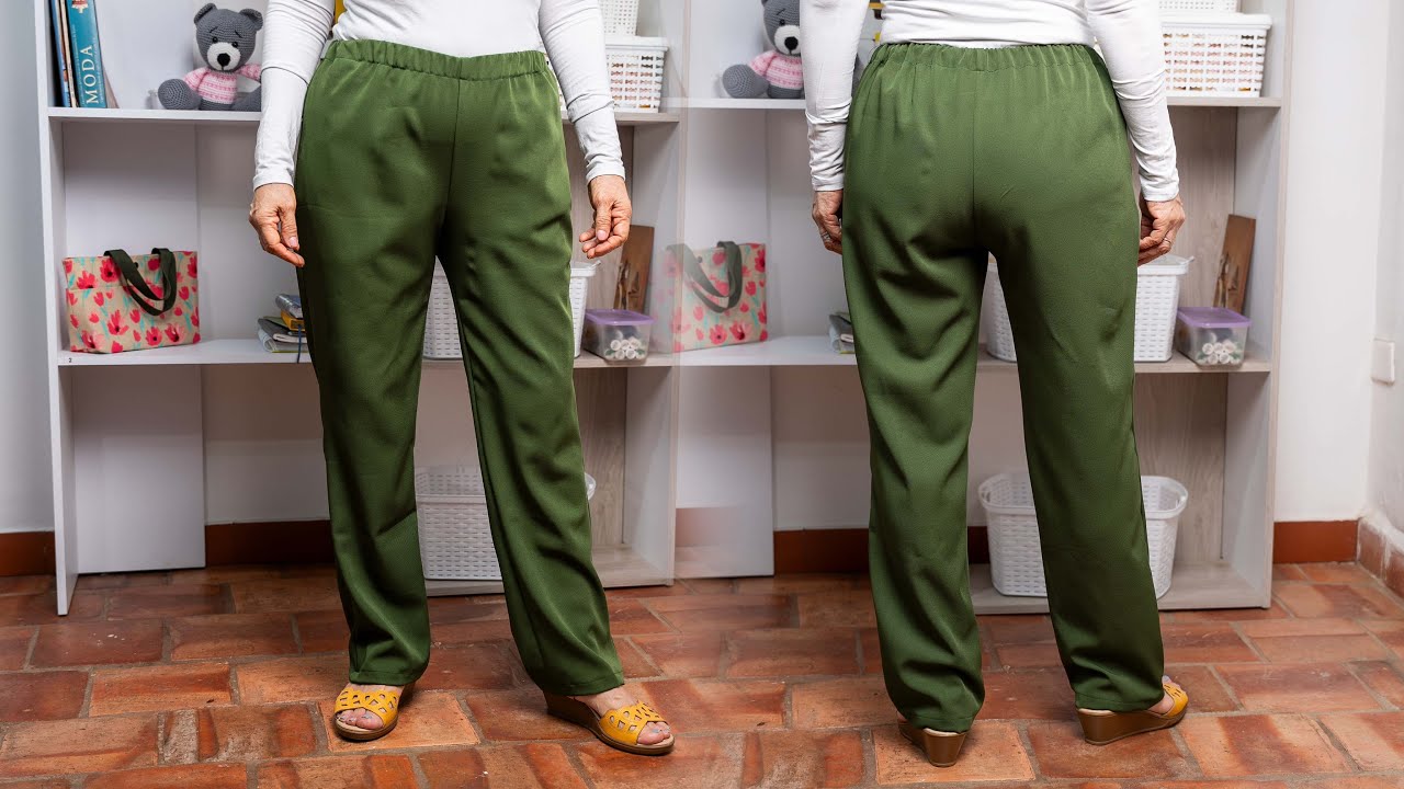 Pantalón con bolsillos y elástico