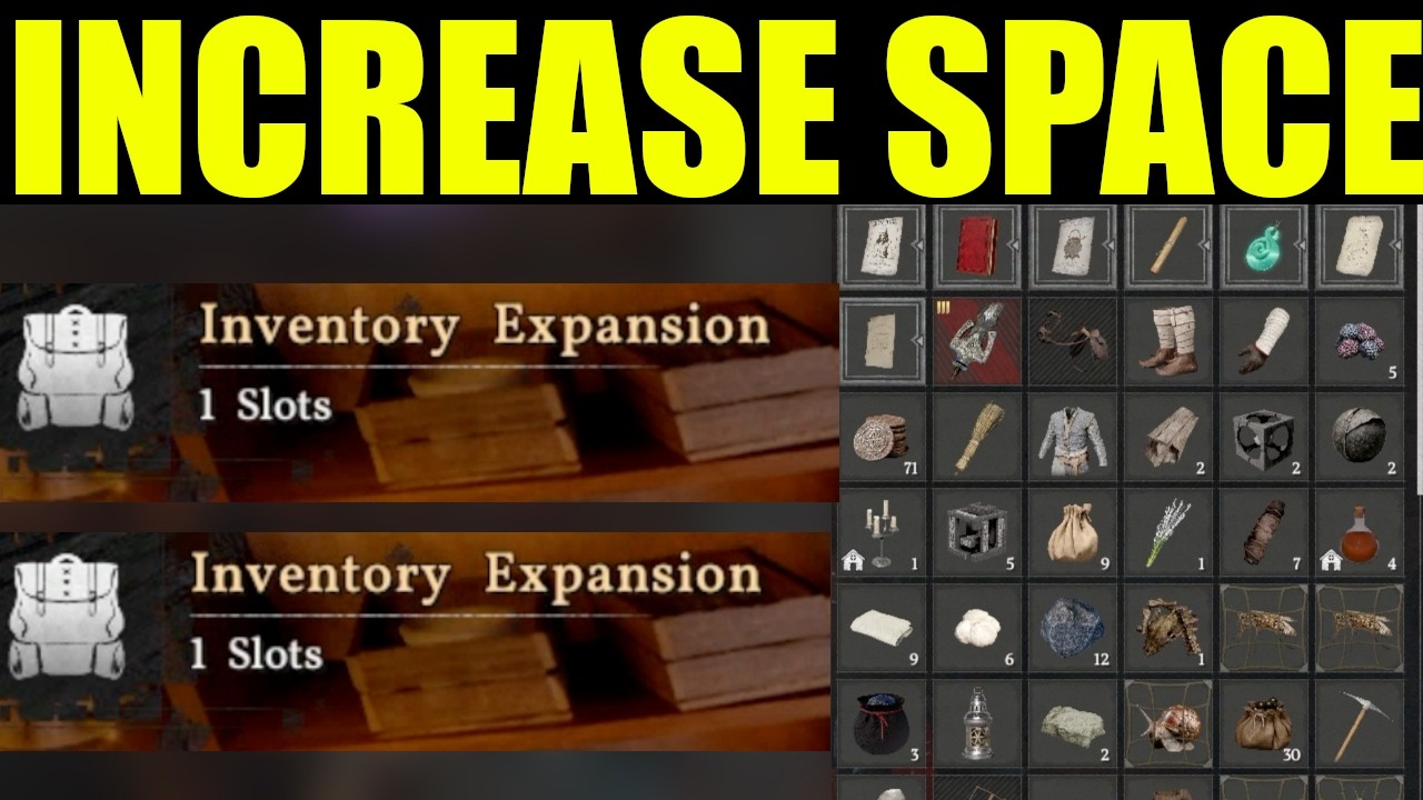 Crimson desert - how to increase inventory space (tips & tricks)