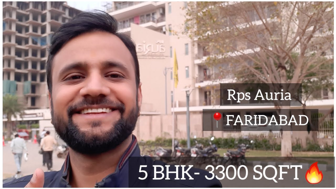 5 BHK- 3300 Sqft | Rps Auria Sector 88 Faridabad | Low Density Project only 6 towers in 12 Acres