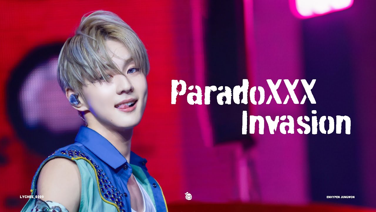 [4k] 250412 COACHELLA 2025 WEEKEND 1 | ParadoXXX Invasion | ENHYPEN 엔하이픈 JUNGWON 정원| Fancam 직캠