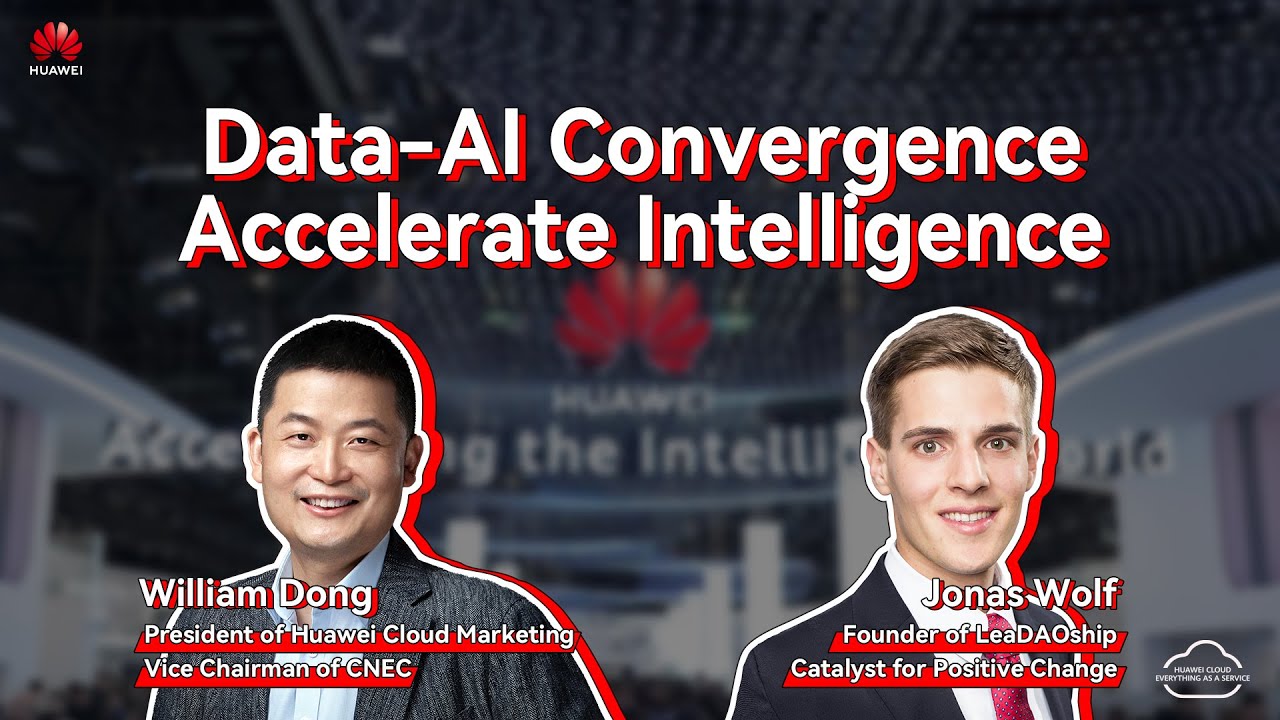 William Dong & Jonas Wolf are here! Exploring the AI-Native Future with Huawei Cloud!