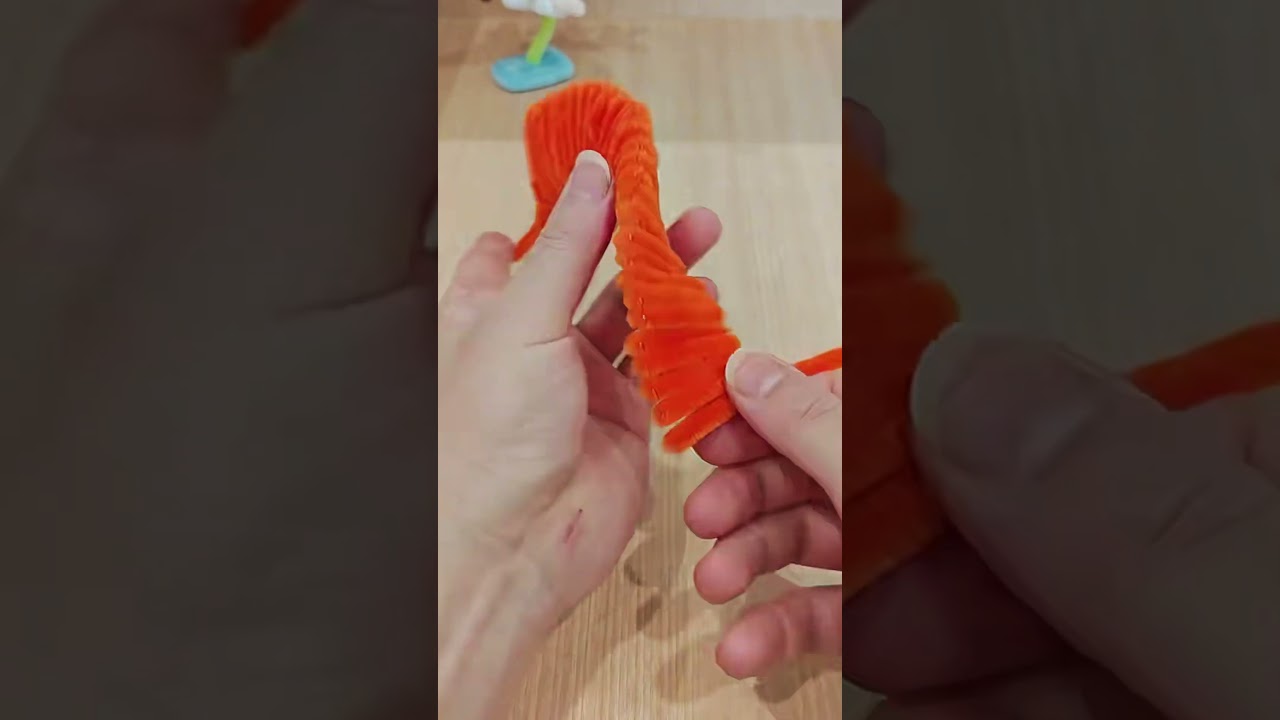 DIY Mushroom with Pipe Cleaners 🍄✨ | 1-Minute Craft Tutorial 