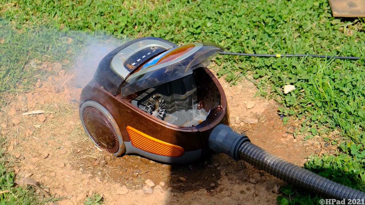Bissell Deluxe Canister Vacuum Cleaner Destruction