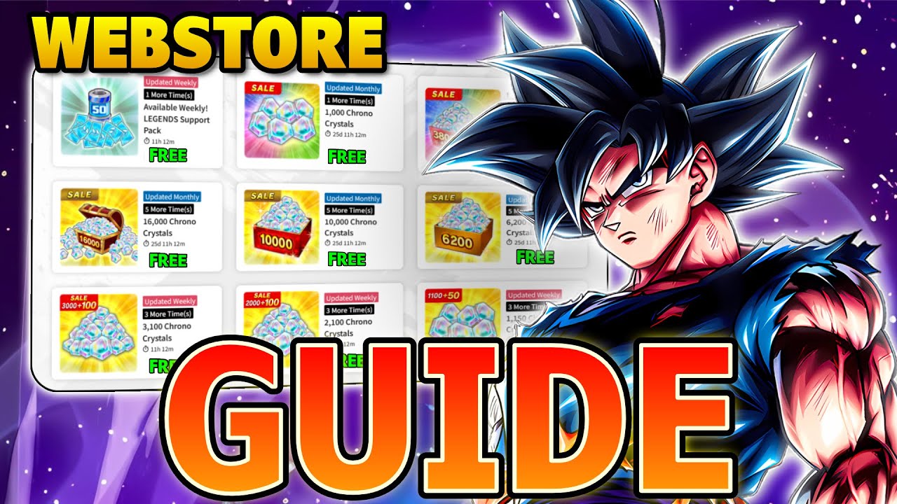 DBL Webstore Tutorial: Create Your Account & Claim FREE CC Step-By-Step!  (Dragon Ball Legends)