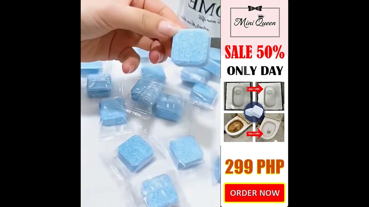 AUTOMATIC Toilet CLEANING Effervescent Tablets
