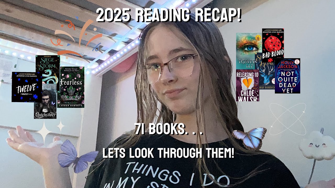 My 2025 reading recap!!💝
