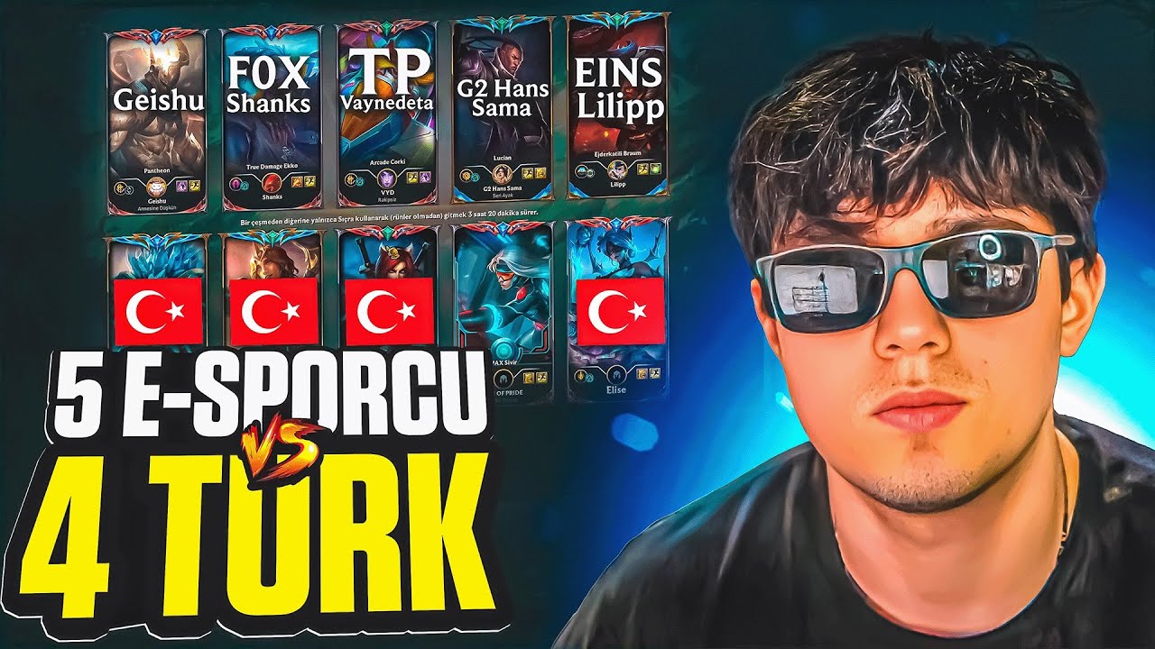 WESTTE 4 TÜRK VS 5 ESPORCU LOBİSİ (HANS SAMA VAR)