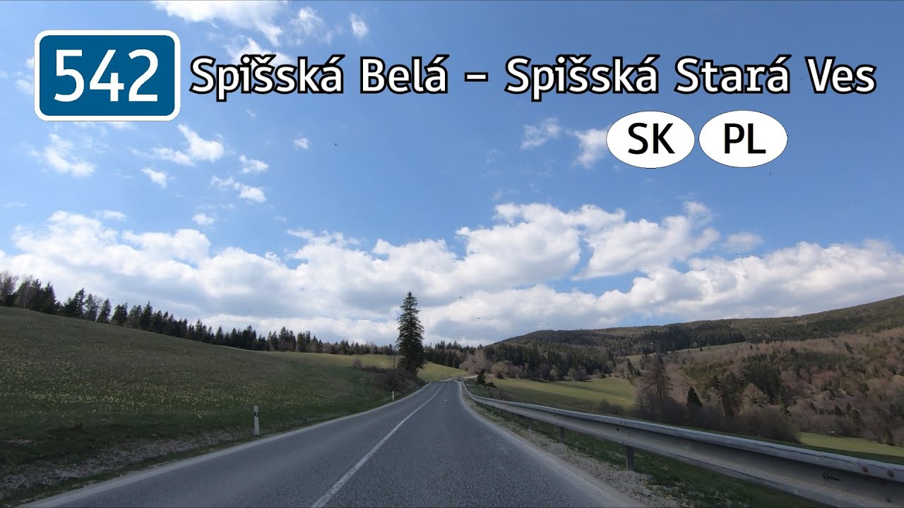Slovakia: II/542 Spišská Belá - Spišská Stará Ves (SK/PL)