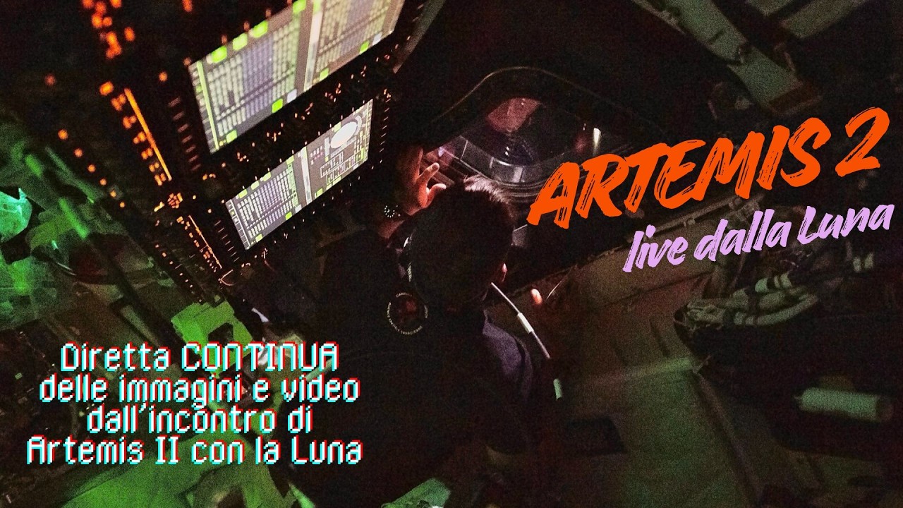 LIVE - Artemis II - Incontro con la Luna ORA IN DIRETTA // 24h live