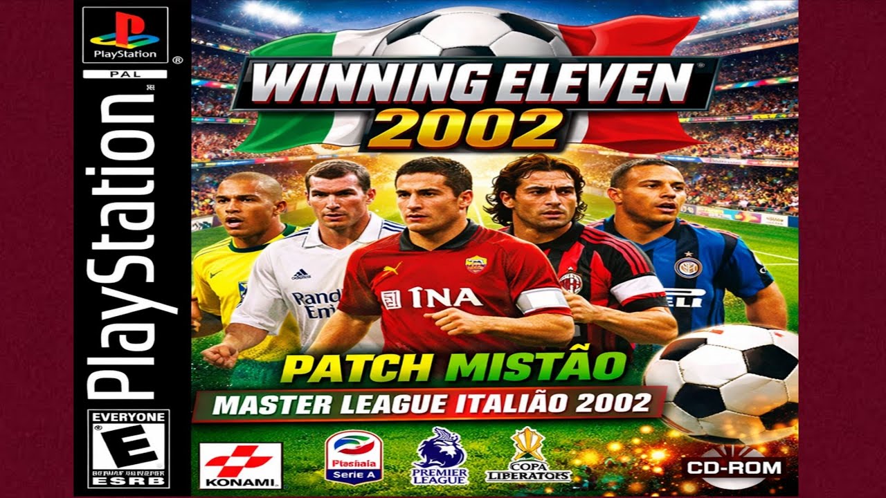 + UMA RELÍQUIA – WINNING ELEVEN 2002 MIXTÃO & ITALIANÃO NA MASTER LEAGUE 2002 RARIDADE